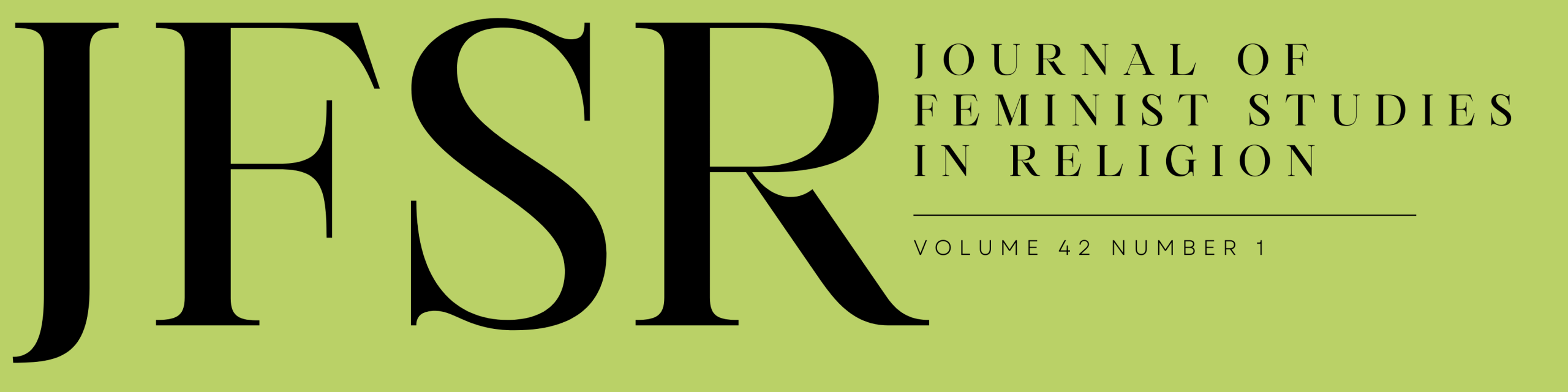 JFSR vol 40 No. 2 banner for fsr web-2